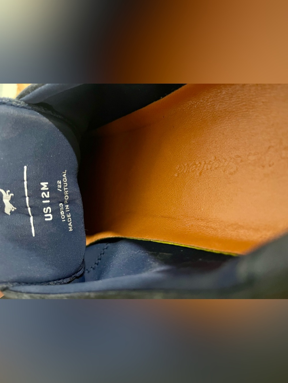 Wolf & Shepherd Long wing Hybrid Suede Shoes 12 Navy/White 🐺 - Picture 7 of 8